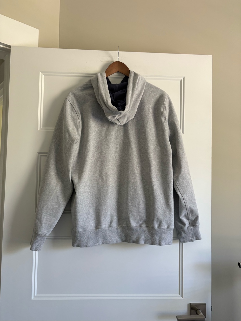 Brooks Brothers Stretch Sueded Cotton Jersey Hoodie Sz Large - Picture 11 of 13